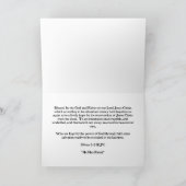 Carte de résurrection chrétienne (Intérieur)