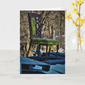 Carte de rétablissement "En attente de restauratio (Fleur jaune)