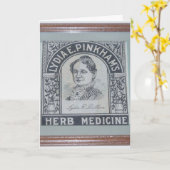 Carte de rétablissement « Lydia E. Pinkham » (Fleur jaune)