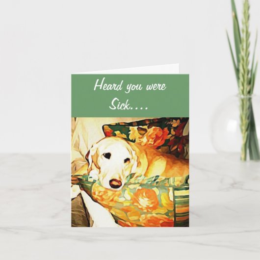 Carte de rétablissement pour Labrador Retriever (Devant)