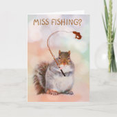 Carte de rétablissement pour l'écureuil pêcheur (Devant)