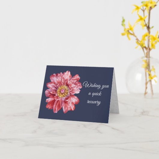 Carte de rétablissement rapide (Fleur jaune)