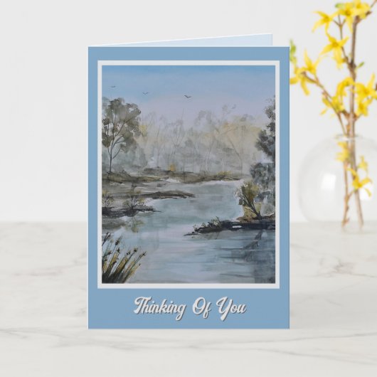 Carte de rétablissement rapide Sérénité Pensées po (Fleur jaune)