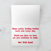 Carte de rétablissement "Ricketts et Terra" (Intérieur)