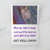 Carte : De retour sur des pieds bientôt ! (Intérieur)