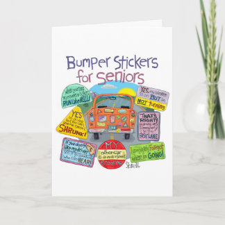 Carte de retrait amusante - Stickers pare-chocs