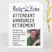 Carte de retrait d'agent pour personnaliser (Fleur jaune)