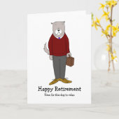 Carte de retrait de chien (Fleur jaune)