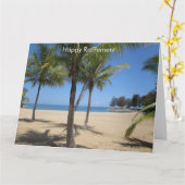carte de retrait de plage big (Fleur jaune)