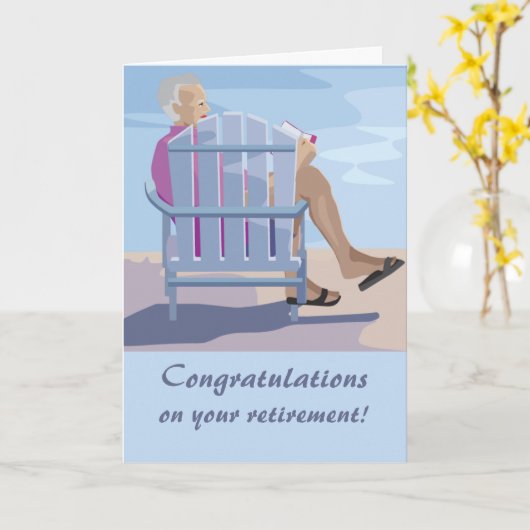 Carte de retrait pour chaise de plage (Fleur jaune)