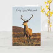 Carte de retrait Red Stag (Fleur jaune)