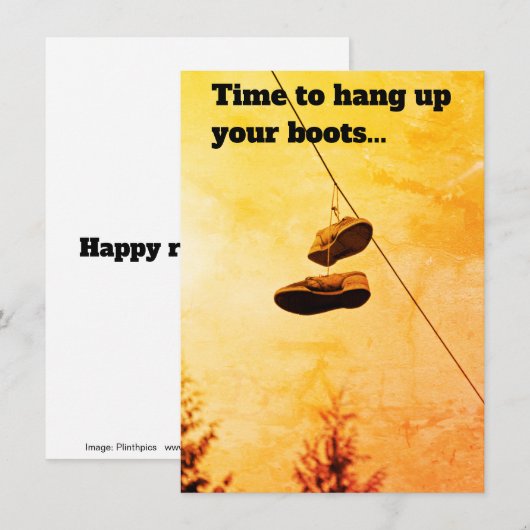 Carte de retraite (Devant / Derrière)