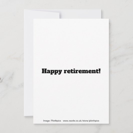 Carte de retraite (Dos)