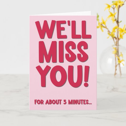 Carte de retraite... (Fleur jaune)