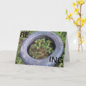 Carte de retraite (Fleur jaune)