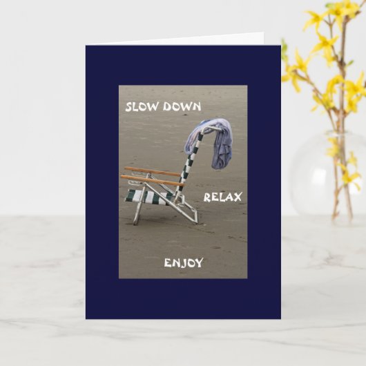 Carte de retraite (Fleur jaune)