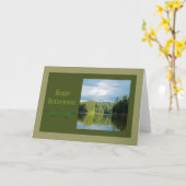 Carte de retraite (Fleur jaune)