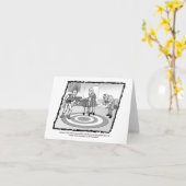 Carte de retraite amusante (Fleur jaune)