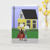 Carte de retraite amusante (Fleur jaune)