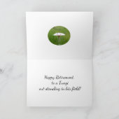 CARTE DE RETRAITE AMUSANTE (Intérieur)