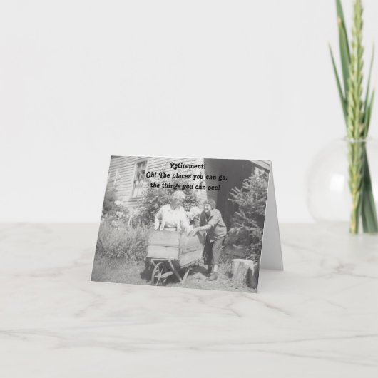 Carte de retraite amusante (Devant)