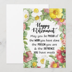 Carte de retraite, carte de travail de départ, car