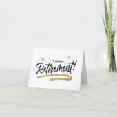 ***CARTE DE RETRAITE*** CARTE HUMOUR ET FÉLICITATI (Devant)