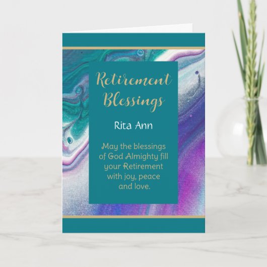 Carte de retraite chrétienne (Devant)