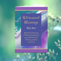 Carte de retraite chrétienne