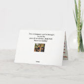 Carte de retraite de David (finition semi-perdue) (Dos)