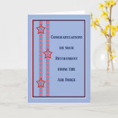 Carte de retraite de la Force aérienne (Fleur jaune)