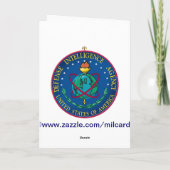 Carte de retraite de l'Agence du renseignement de (Dos)