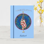 Carte de retraite de l'Agence du renseignement de (Fleur jaune)