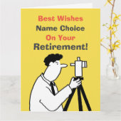 Carte de retraite de l'enquêteur (Fleur jaune)