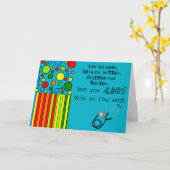 Carte de retraite de l'infirmière drôle (Fleur jaune)