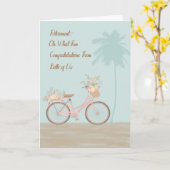 Carte de retraite de Nous deux avec Bycycle (Fleur jaune)