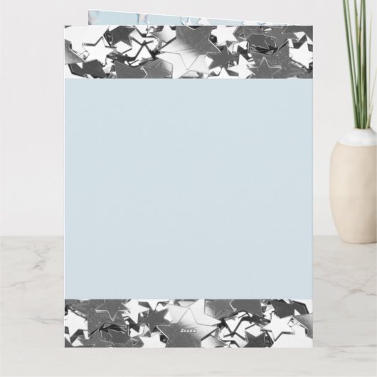 Carte de retraite d'évaluation des employés étoile (Dos)