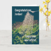 Carte de retraite drôle de jardinage (Fleur jaune)