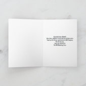Carte de retraite drôle de pêche (Intérieur)