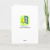 Carte De Retraite Drôle : Trop De Noix ! (Dos)