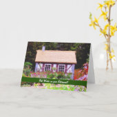 Carte de retraite du jardin anglais (Fleur jaune)