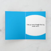 Carte de retraite Flying Pig (Intérieur)