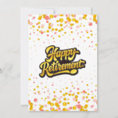 Carte de retraite heureuse (Devant)