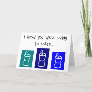 Carte de retraite Hilarious Pharmacist