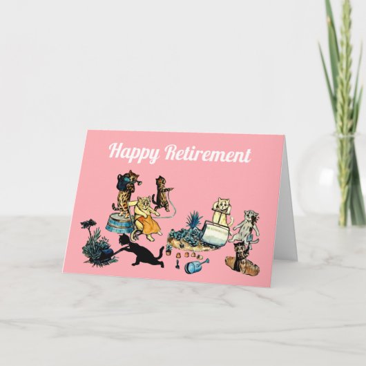 Carte de retraite jardinage Joyeux (Devant)