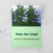 Carte de retraite - La prochaine étape de la vie (Intérieur)