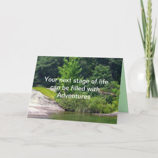 Carte de retraite - La prochaine étape de la vie (Devant)