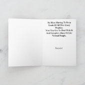 Carte de retraite météorologique (Intérieur)