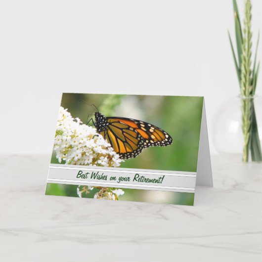 Carte de retraite Monarch Butterfly par Elaine (Devant)
