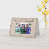 Carte de retraite personnalisée (Fleur jaune)